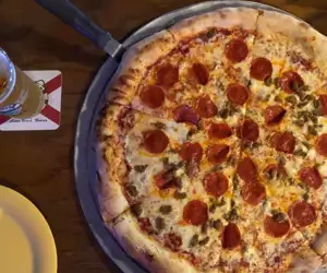 Pizza made in house