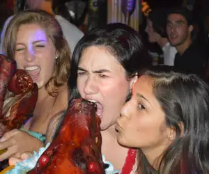 Eating the pig