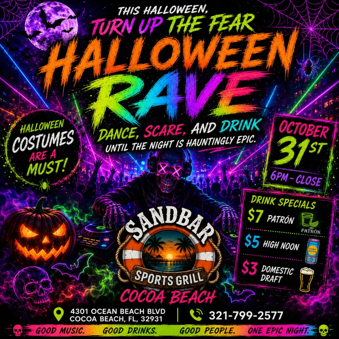 Halloween EDM Rave at Sandbar
