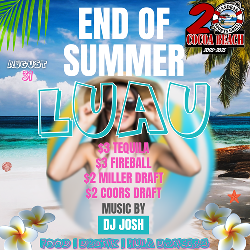Sandbar Cocoa Beach's End of Summer Luau